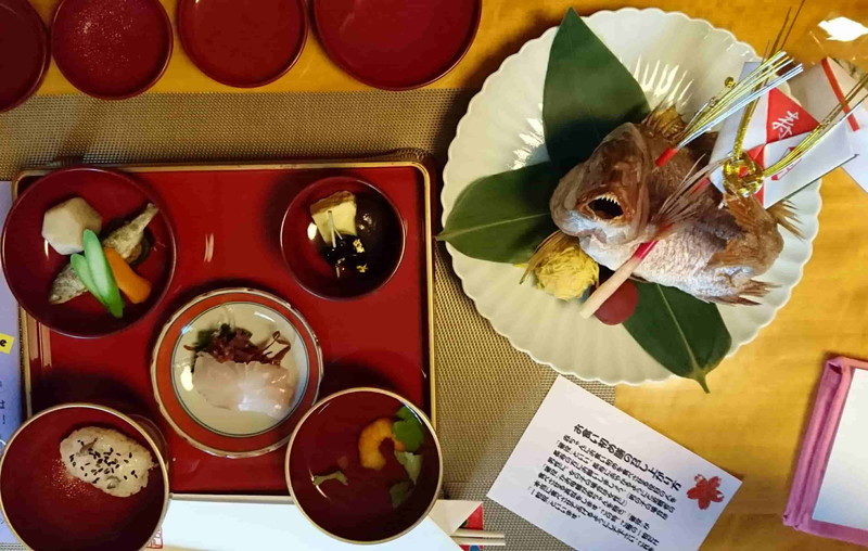 釧路にある「りをふく」の祝い膳　料理内容