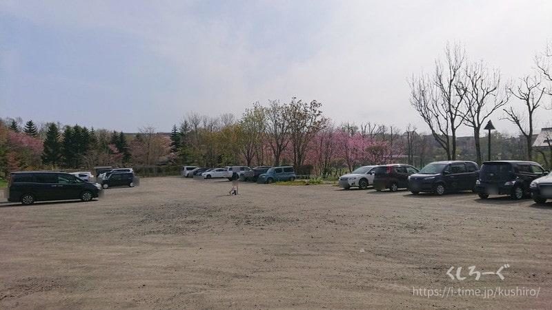 釧路市　鶴ケ岱公園(つるがだい公園)の駐車場