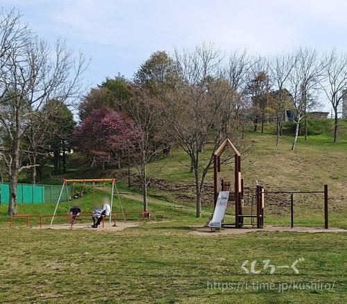 釧路市の鶴ケ岱公園(つるがだい公園)にある遊具
