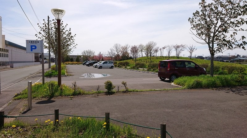 釧路市昭和中央公園の駐車場