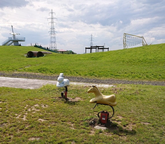 釧路大規模運動公園　子供の広場にある遊具