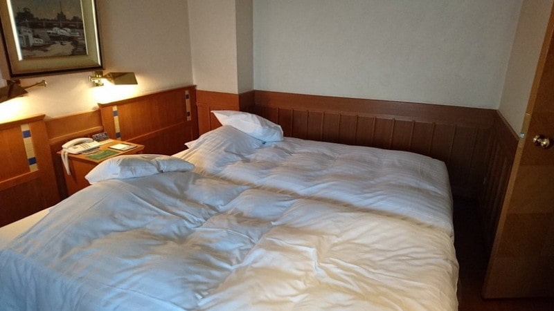 【帯広】北海道ホテルの客室（ベッド）